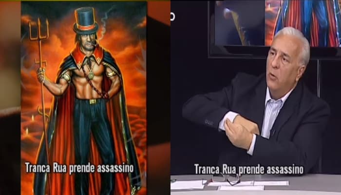 Afiliada do SBT conversa com 'demônio' ao vivo e tenta superar crise; entrevista foi líder de audiência