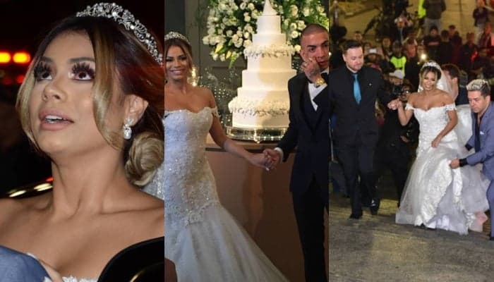 Após se casar com MC Guimê e curtir festa, Lexa faz revelações e reclama de dor e hematomas