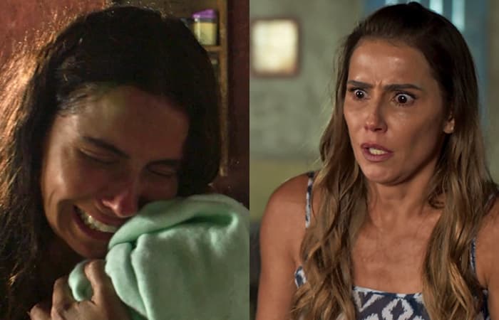 Karola rouba o bebê e Luzia a acusa de ter matado seu filho em Segundo Sol