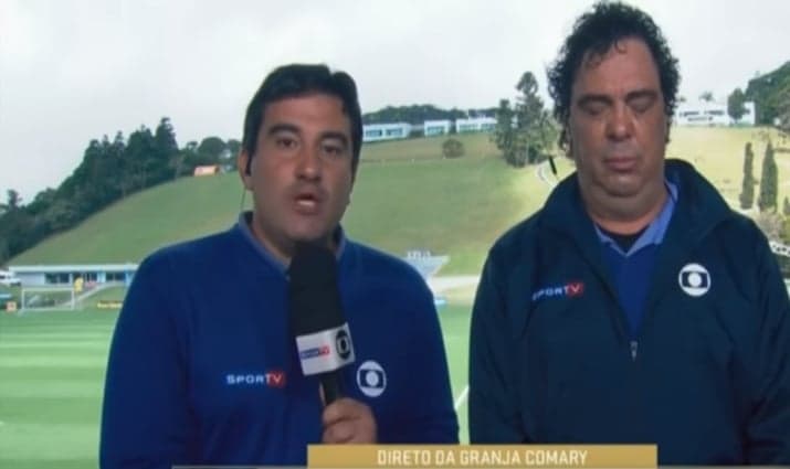 Casagrande cochila durante link ao vivo e vira piada na web; veja