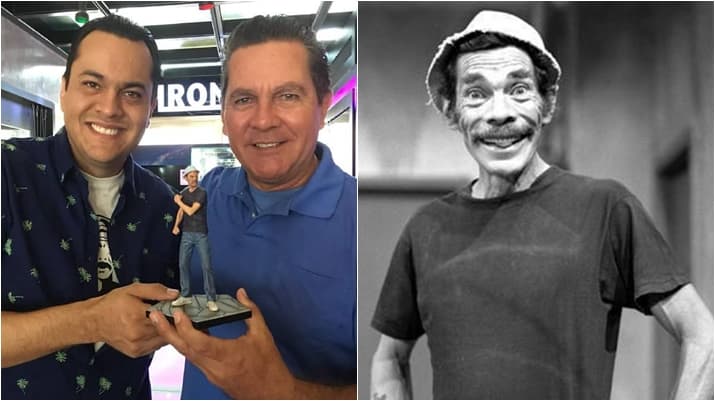 Filho e neto do Seu Madruga participam do The Noite e revelam que ator também devia aluguel na vida real