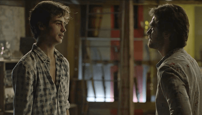 Valentim (Danilo Mesquita) e Beto (Emílio Dantas) em cena de Segundo Sol (Foto: Divulgação/Globo)