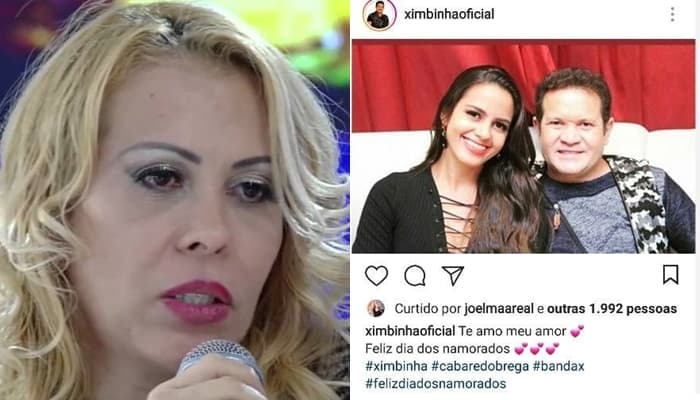 Mesmo sem segui-lo em rede social, Joelma curte foto de Ximbinha com nova namorada e deixa fãs chocados