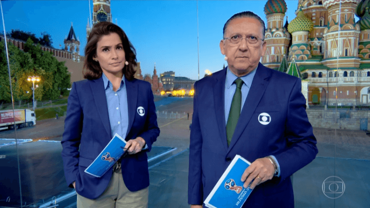 Globo usa truque tecnológico para aumentar seu estúdio na Copa da Rússia; veja