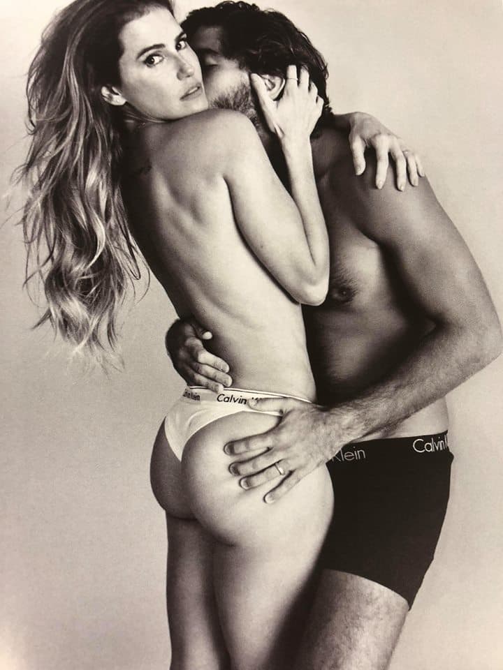 Deborah Secco e o marido Hugo Moura em ensaio para a revista Trip