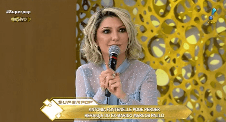 Antonia Fontenelle desabafa na TV, rebate Flávia Alessandra e revela: "Fui proibida de pegar minhas calcinhas"