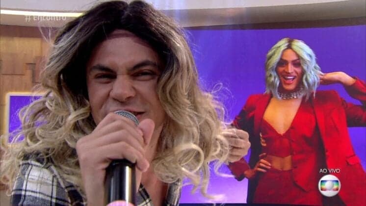 Sem acerto com a TV, Lucas Veloso ganha dinheiro imitando Pabllo Vittar