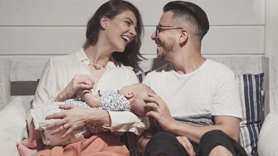 Monica Benini , Junior e o filho Otto (Foto: Divulgação)