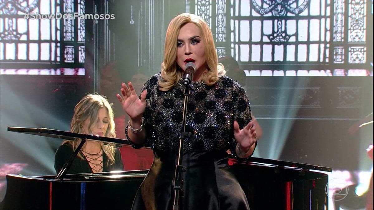 Apresentação de Naiara Azevedo desagradou o público (Foto: Reprodução/Globo)