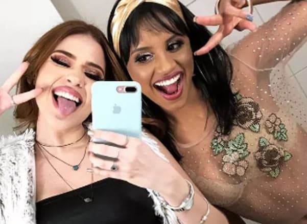 Amigas inseparáveis, Ana Clara e Gleici participam de evento e serão juradas do Miss Gay 2018