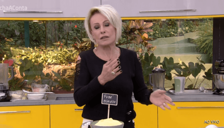 Ana Maria Braga comete erro e produção do Mais Você leva esporro ao vivo na Globo