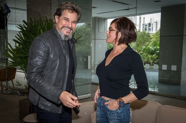 Edson Celulari e Christiane Torloni (Foto: Globo/Fábio Rocha)