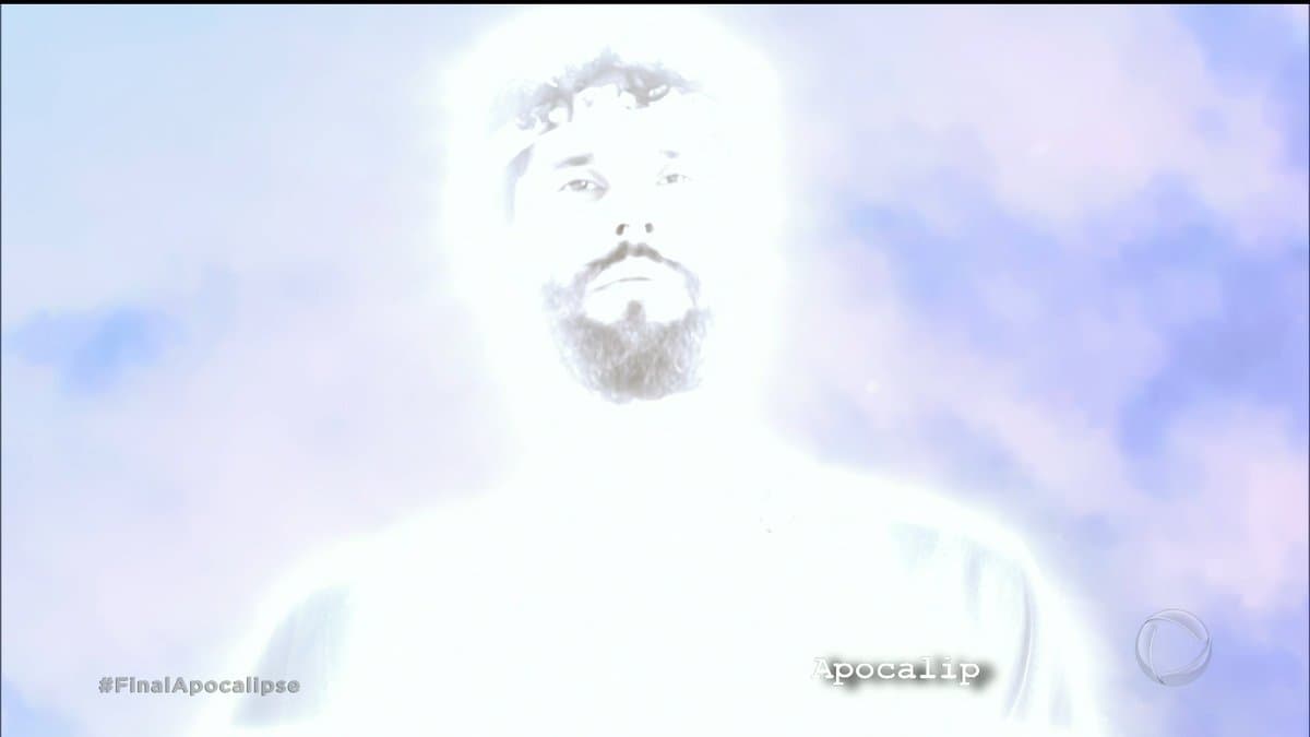 Dudu Azevedo aparece como Jesus em Apocalipse. (Foto: Reprodução/RecordTV) Dudu Azevedo aparece como Jesus em Apocalipse. (Foto: Reprodução/RecordTV)