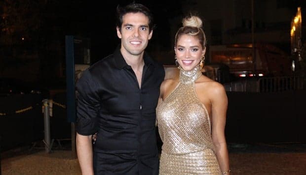 Kaká e a noiva, Carol Dias (Foto: Wallace Barbosa/Agnews)