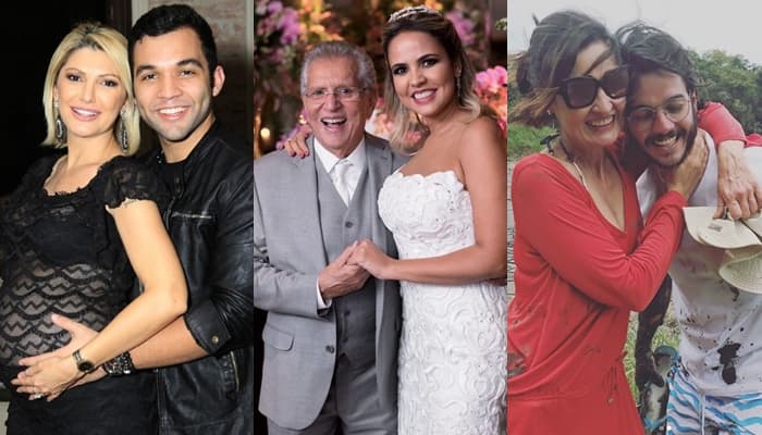 Três famosos que se separaram e iniciaram romances com pessoas bem mais novas