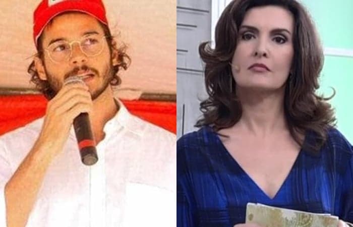 Fátima Bernardes causa ao levar o namorado para apresentar os desfiles do Carnaval nos estúdios da Globo
