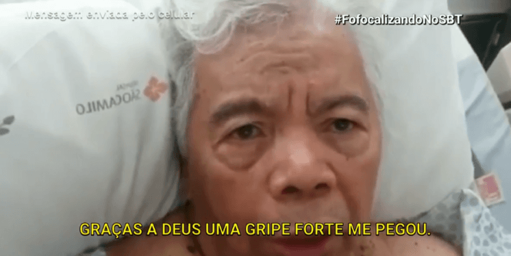 Após cinco dias hospitalizado, Roque deixa o local e é abordado pela imprensa