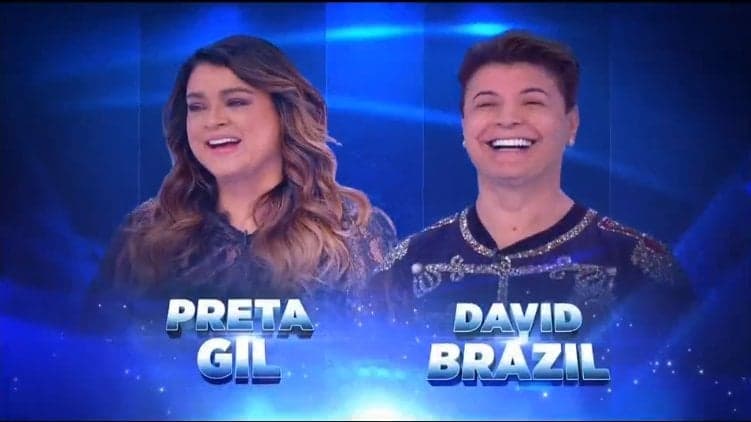 Preta Gil e David Brazil (Foto: Reprodução) Preta Gil e David Brazil (Foto: Reprodução)