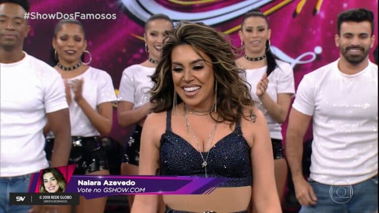 Naiara Azevedo imita Anitta na final do Show dos Famosos, mas funkeira declara torcida por outro participante