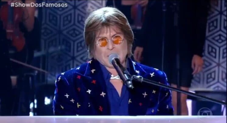 Paulo Ricardo explica detalhe no Show dos Famosos e vira piada na internet: "tava tão ruim que eu nem reparei"