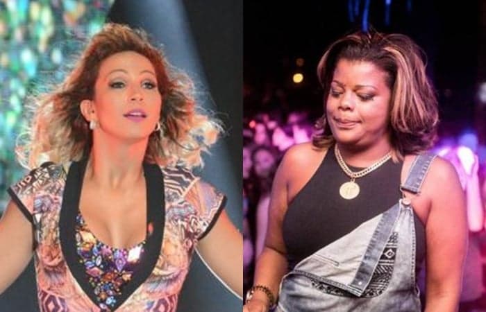 Produção intervém e impede briga feia de Valesca Popozuda com Tati Quebra Barraco nos bastidores de evento