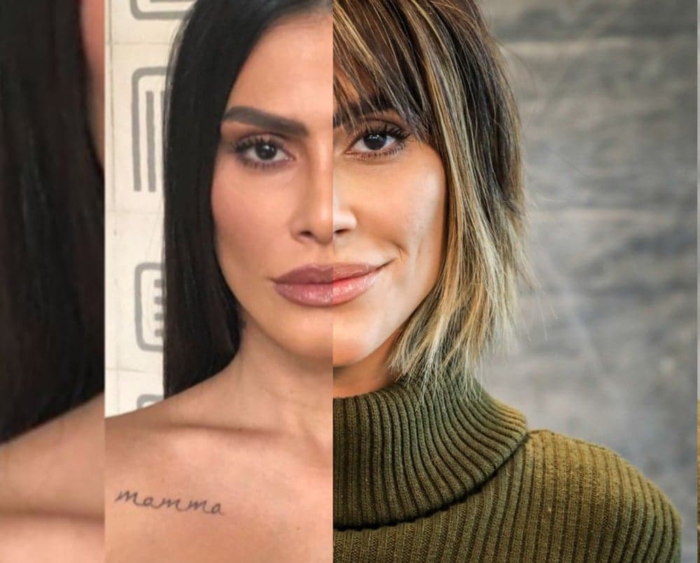 O antes e depois de Cleo para a nova novela da Globo (Foto: Gshow) O antes e depois de Cleo para a nova novela da Globo (Foto: Gshow)