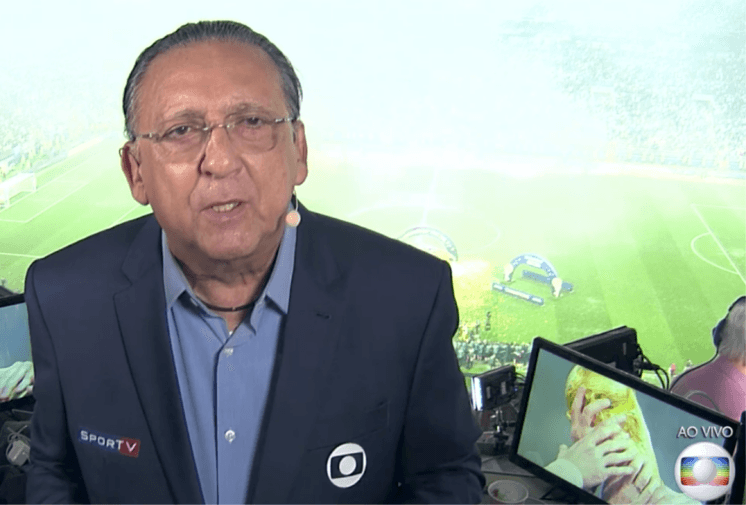 Em desfecho da Copa da Rússia, Galvão Bueno se emociona e destaca "soberania" da Globo