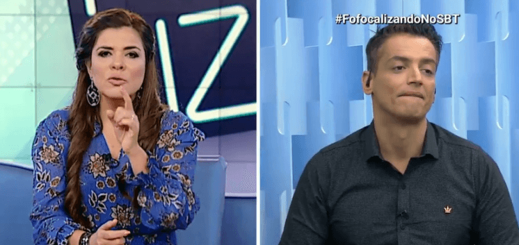 Leo Dias chama Mara por apelido carinhoso e é corrigido ao vivo: "É Mara Maravilha"