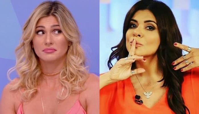 Lívia Andrade faz pergunta indiscreta no Fofocalizando, toma resposta épica de Mara Maravilha e fica sem reação