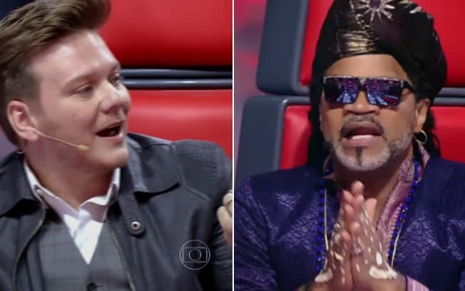 Carlinhos Brown gera 'climão' no The Voice Brasil por conta de candidato e deixa Michel Teló chateado