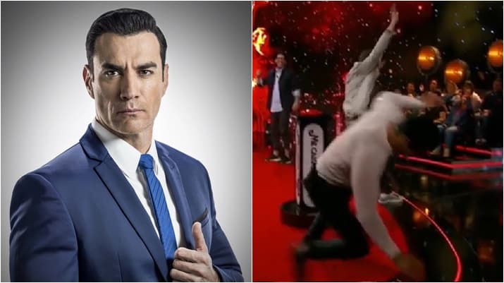 Galã das novelas mexicanas cai do palco em programa da Televisa; veja