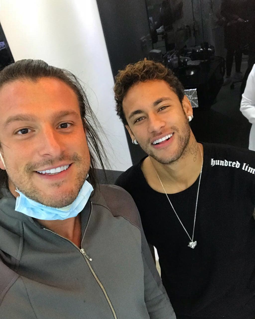 Rafael Puglisi e Neymar (Foto: Reprodução) Rafael Puglisi e Neymar (Foto: Reprodução)