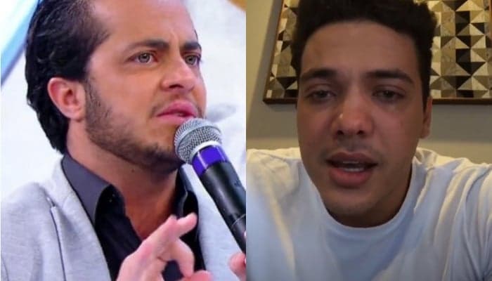 Wesley Safadão chora ao falar de briga na Justiça com ex-mulher e Thammy ironiza: "Só não me convenceu por conta daquele 1%"