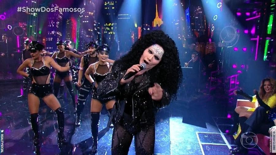 Silvero Pereira avançou para a final do Show dos Famosos (Foto: Reprodução/Globo) Silvero Pereira avançou para a final do Show dos Famosos (Foto: Reprodução/Globo)
