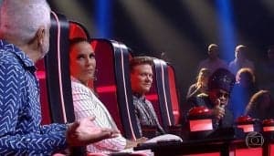Lulu Santos, Ivete Sangalo, Michel Teló e Carlinhos Brown no The Voice Brasil (Foto: Reprodução/Globo) Lulu Santos, Ivete Sangalo, Michel Teló e Carlinhos Brown no The Voice Brasil (Foto: Reprodução/Globo)