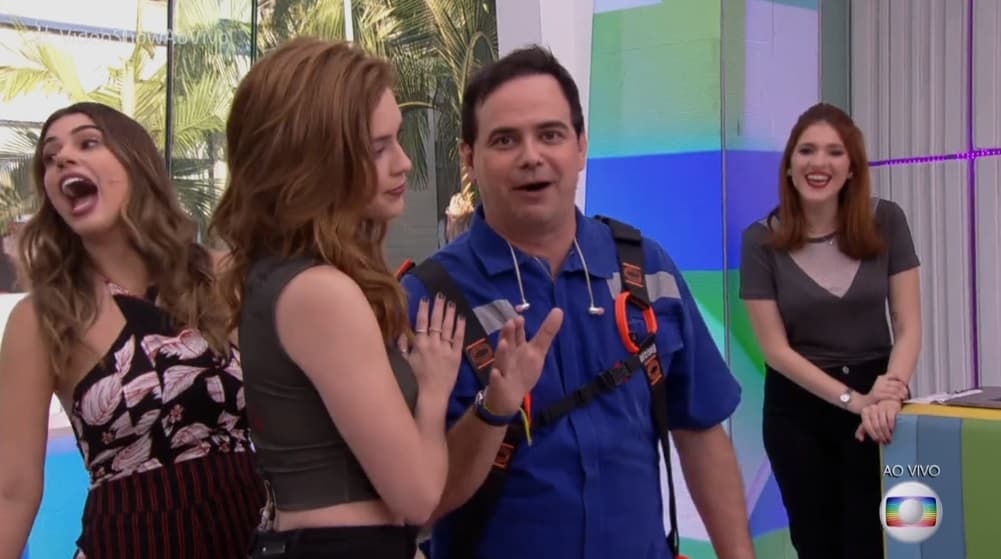 Parte dos integrantes do Vídeo Show (Foto: Reprodução/Globo)