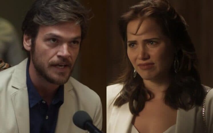 Segundo Sol: Beto vê Rosa sozinha em casa e a enquadra