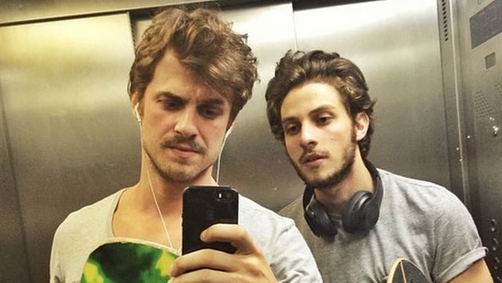 Daniel Erthal e Chay Suede (Foto: Reprodução)