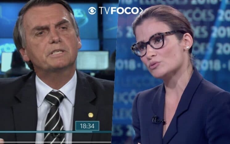 Após xingar a namorada, Eduardo Costa defende Bolsonaro e rebate Renata Vasconcellos
