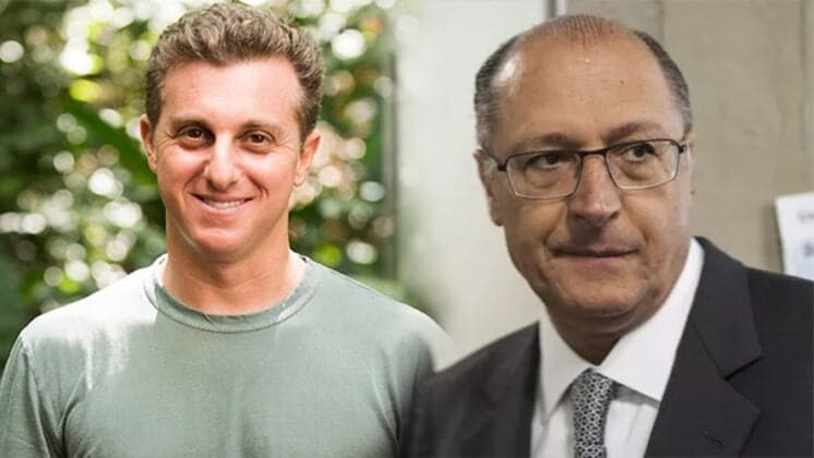 Na frente de Luciano Huck, Geraldo Alckmin chama Angélica de Eliana e causa saia justa