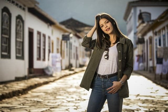 Cris (Vitória Strada) em Espelho da Vida (Foto: Globo/João Miguel Junior)