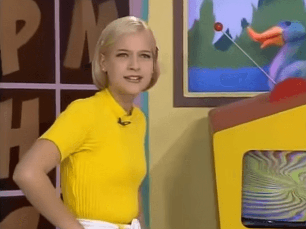 A apresentadora Jackeline Petkovic na sua estreia no Bom dia &amp; Cia. (Foto: Reprodução)