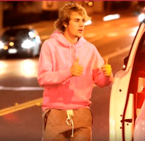 Foto que Jacaré Banguela se refere do Justin Bieber (Foto: Reprodução)