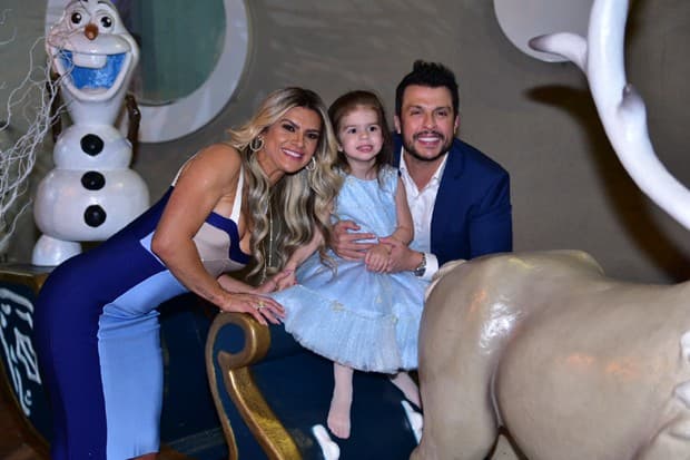 Ceará e Mirella Santos dão festão para celebrar o aniversário de Valentina Muniz