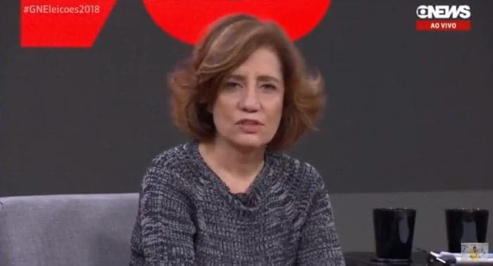 Miriam Leitão vira piada por conta de entrevista e é alfinetada por William Waack: "Eu não tenho chefe no ponto''