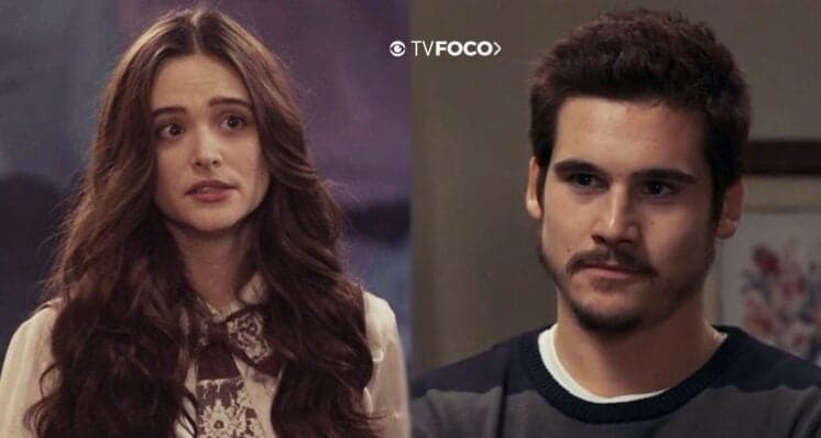 O Tempo Não Para: Após noivado, Samuca flagrará Emílio beijando Marocas
