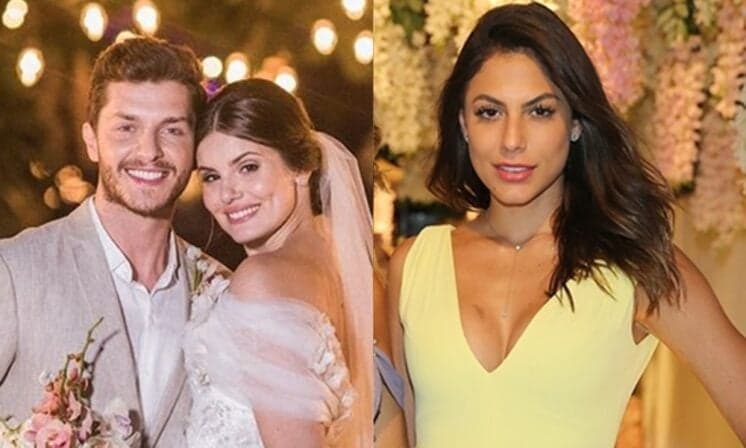 Presença de ex-panicat no casamento de Klebber Toledo e Camila Queiroz causa estranheza