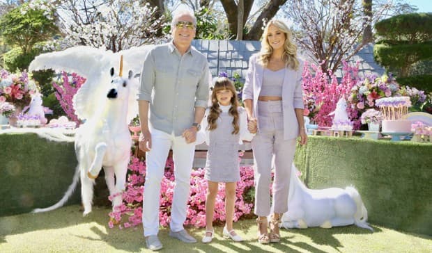 Roberto Justus e Ticiane Pinheiro celebram aniversário de nove anos da filha