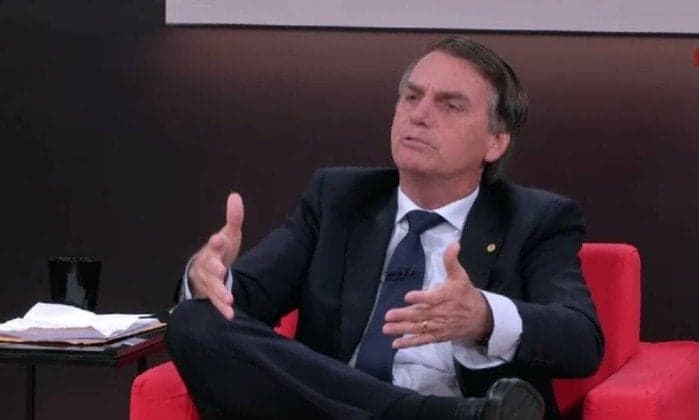 Jair Bolsonaro em entrevista à GloboNews (Foto: Reprodução) Jair Bolsonaro em entrevista à GloboNews (Foto: Reprodução)