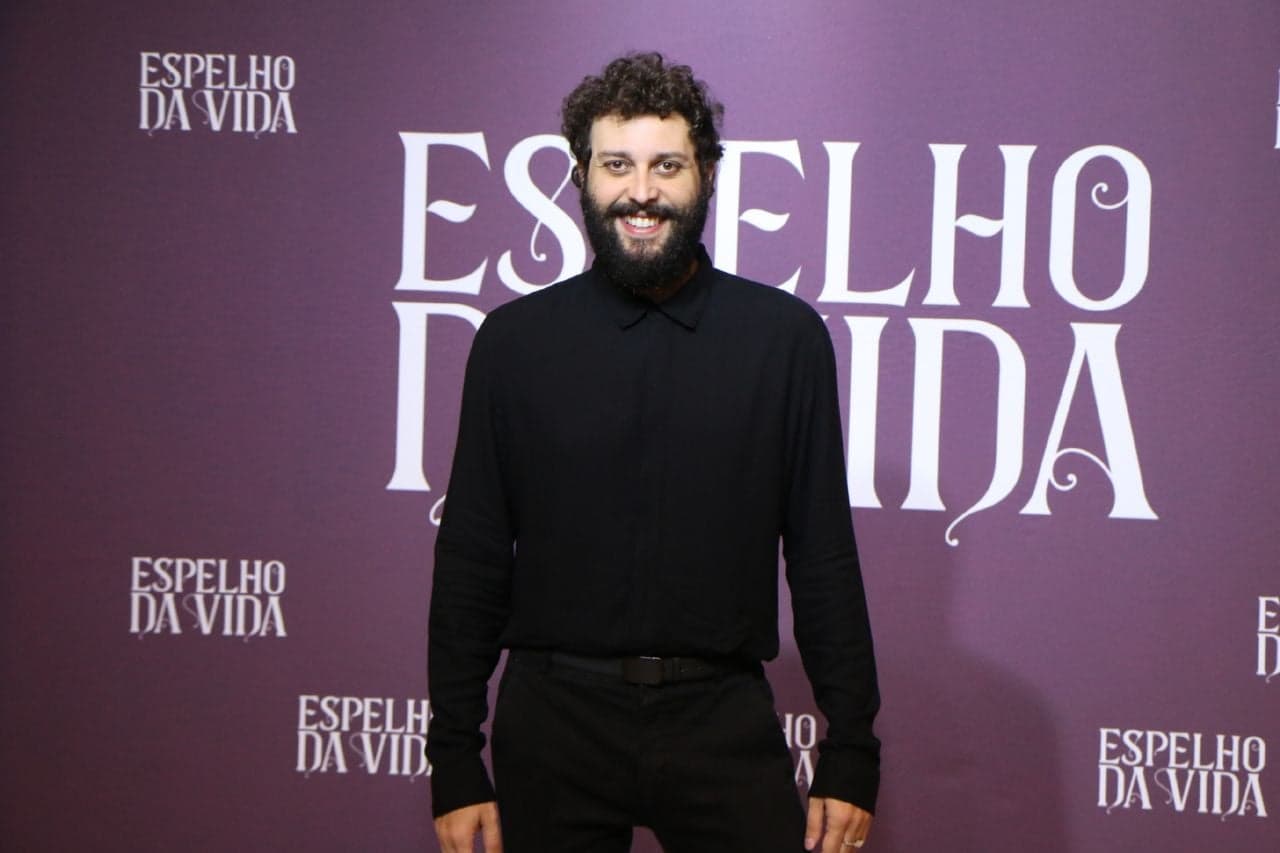 Atores de Espelho da Vida em coletiva de imprensa da TV Globo (Foto: Reprodução)